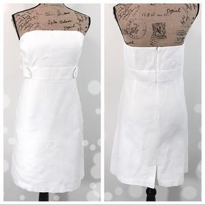 Vineyard Vines Strapless White Dress